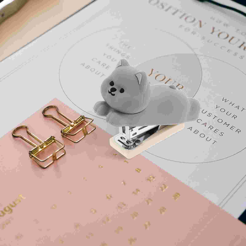 Puppy Stapler Mali mini Pupa Heavy Duty klamerice za stol Novost silika gel metal