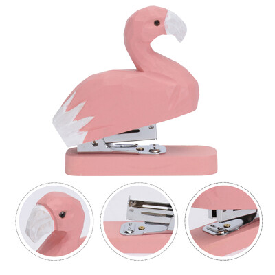 Mokyklos raštinės reikmenų rankinis susegimo mašina Flamingo biuro reikmenys medinis vaikas