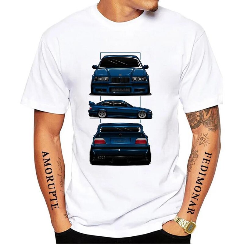 Retro Germania EUDM - E34 M5 Tricouri Vara Barbati Scurt Sl Eve