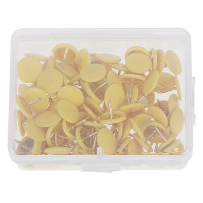 100 bucăți ace rotunde. Panou de anunț. Hartă. Puncte de degetul mare. Desen buletin