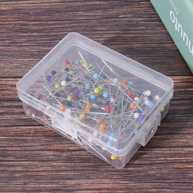 250 tükki õmblusnõelad kuulklaaspeaga nööpnõelad sirged teppimisnõelad õmblejale ehete kaunistamiseks