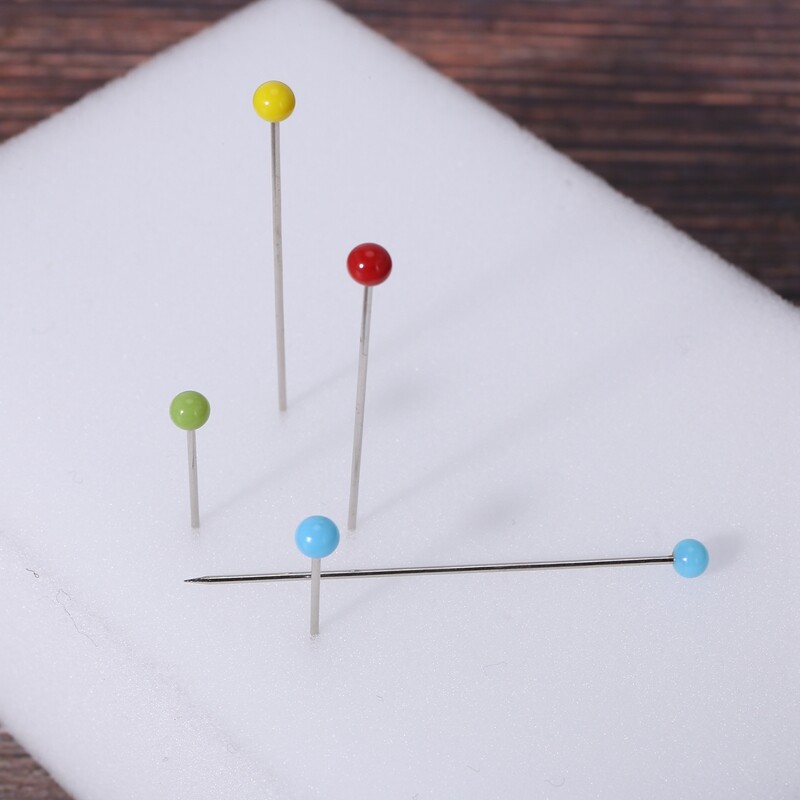 250 tükki õmblusnõelad kuulklaaspeaga nööpnõelad sirged teppimisnõelad õmblejale ehete kaunistamiseks