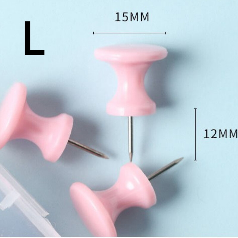 40 buc/cutie Chinșe de culoare solidă, de dimensiuni mici, pentru papetărie de birou, știfturi pentru hărți de perete, picturi
