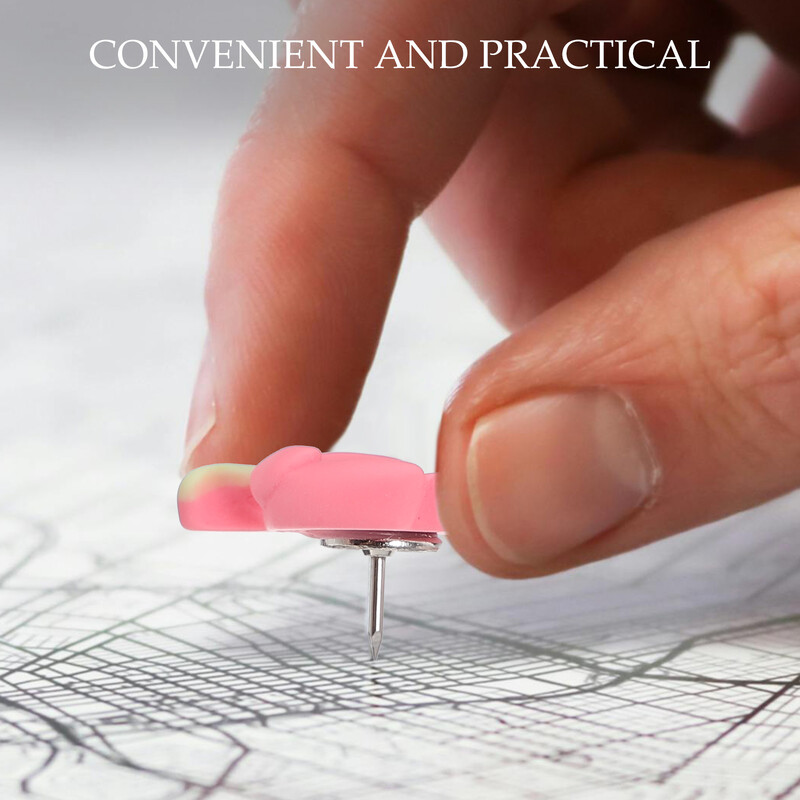 20 buc. Flori din rășină, flori de piersic, știfturi de birou, picturi de hartă, ace de metal, știfturi delicate, cu flori delicate