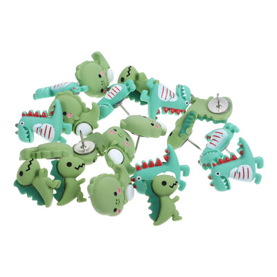 20 db Charm Dinosaur Pins Irodai Diák Halloween Pins Fém Animal Thumb Tacks