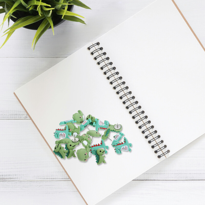 20 buc șuruburi de dinozaur pentru birou, studenți, știfturi de Halloween pentru animale