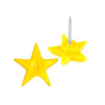 Pachet de ace de împingere pentru hărți Știfturi de desen în formă de stea Set de știfturi de hărți pentru știfturi cu capete de plastic și vârfuri de oțel