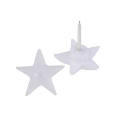 Pachet de ace de împingere pentru hărți Știfturi de desen în formă de stea Set de știfturi de hărți pentru știfturi cu capete de plastic și vârfuri de oțel