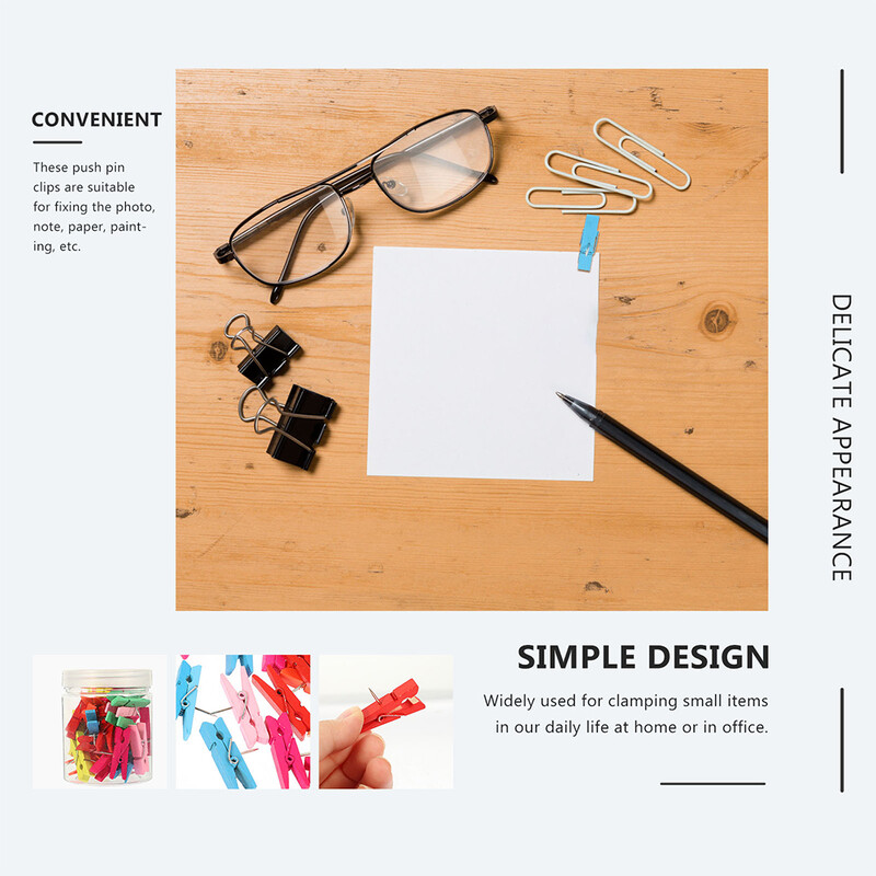 50 de bucăți de hârtie, știft, chinătoare, panou pentru birou, clasă, documente, împingere din lemn