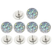 10 vnt Kalnų krištolinis segtukas Kompaktiški smeigtukai Daugiafunkciniai smeigtukai Kamštinė lenta Kasdienis naudojimas Subtilus mažas