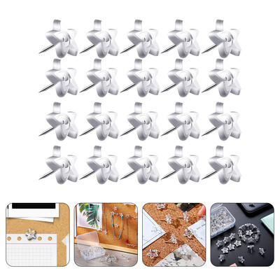 200 бр. Прозрачна пентаграма Fix Photo Thumbtacks Карфици за рисуване на карти Училищни пособия Във формата на звезда Push Office Plastic Home
