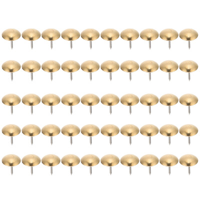 50 buc. cuie pentru tapițerie pentru mobilier, cu cap rotund, chinuri din cupru, kit de decorare interioară