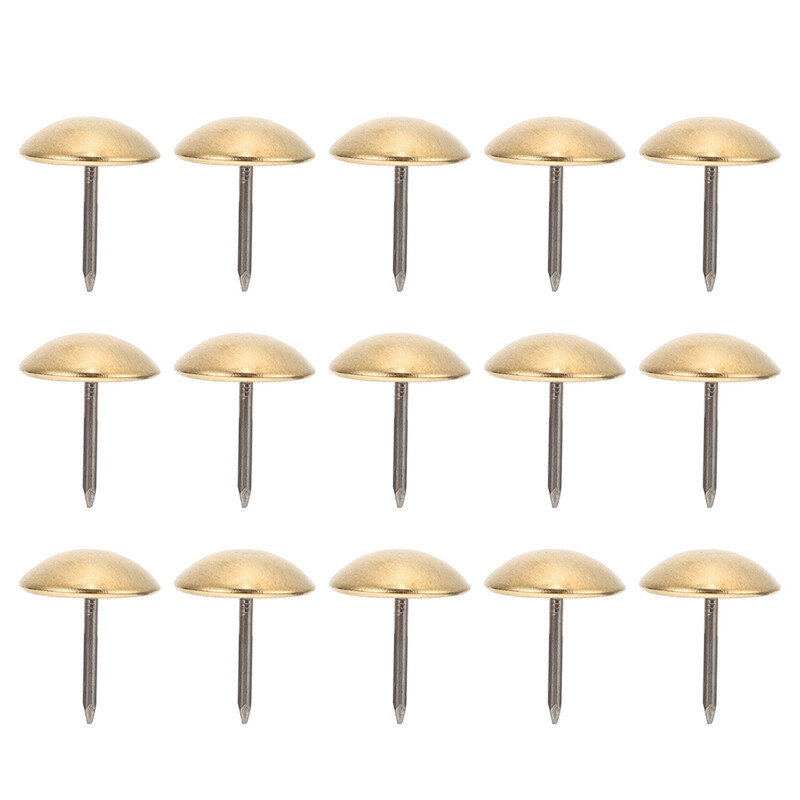 50 buc. cuie pentru tapițerie pentru mobilier, cu cap rotund, chinuri din cupru, kit de decorare interioară