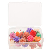 30 бр. Аксесоар за плакат с щифтове за табло за съобщения Декоративни метални многофункционални розови щифтове