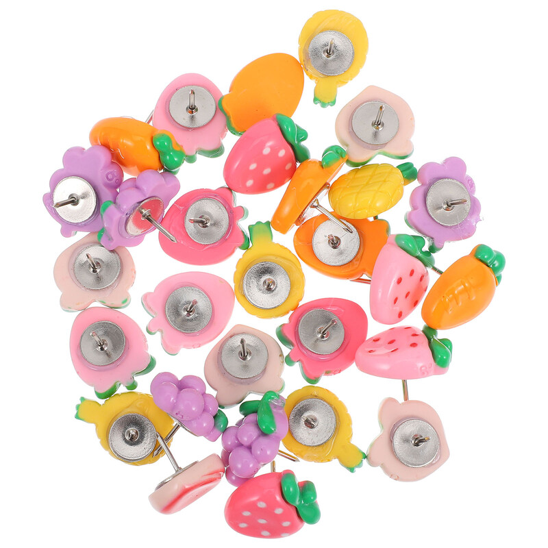 Ace de fructe Decorațiuni pentru panoul de buletin Chintă din rășină Ace drăguțe pentru tabla de plută