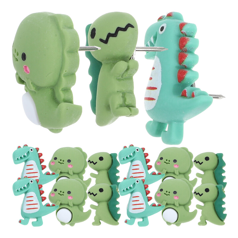 20 buc ace de dinozaur, accesorii de birou, buletin, farmece, știfturi drăguțe, rășină, chinuri de Halloween
