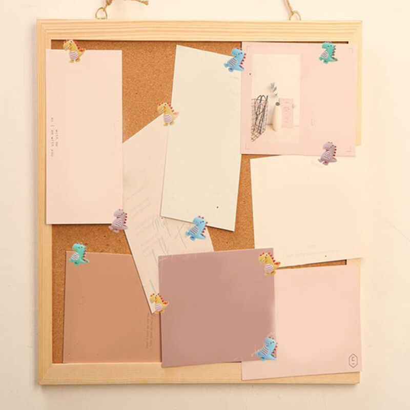 20 de bucăți dinozaur ace din rășină cu spate plat Charms Accesorii de birou pentru femei Ace de împingere Hartă Decorații de birou