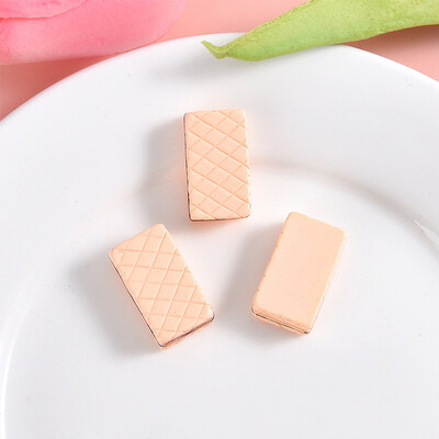 10 tk Šokolaadiküpsiste seeria vaigust lameda seljaga kabošonid juuksenõela jaoks DIY ehted käsitöö kaunistustarvikud