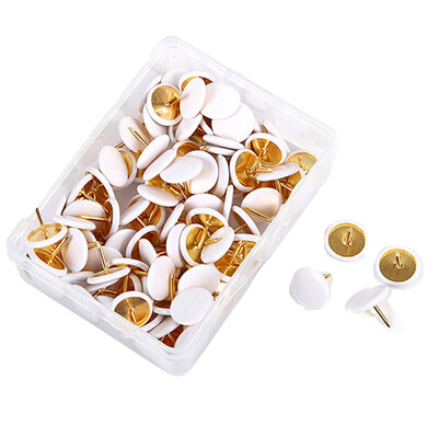 100 komada pribadača za plutenu ploču Ukrasne šarene pribadače za plutenu ploču Podsjetnici