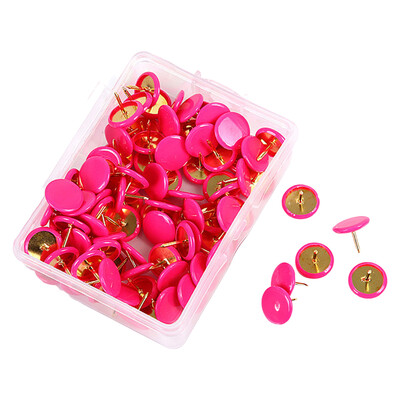 100 komada pribadača za plutenu ploču Ukrasne šarene pribadače za plutenu ploču Podsjetnici