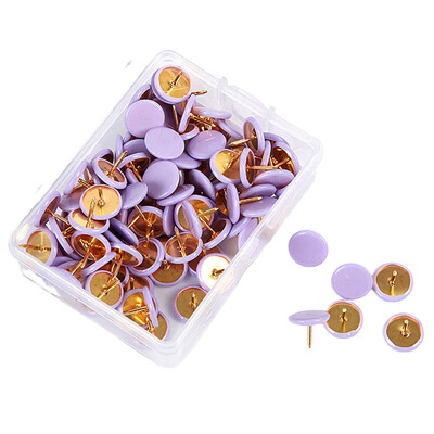 100 komada pribadača za plutenu ploču Ukrasne šarene pribadače za plutenu ploču Podsjetnici