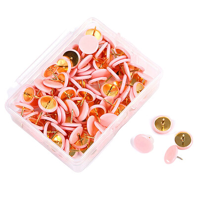 100 komada pribadača za plutenu ploču Ukrasne šarene pribadače za plutenu ploču Podsjetnici