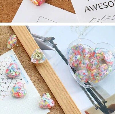 1 kast Armsad litrid Südamekujulised lamedad pildiküüned I-kujulised küüned Kunstlikud korgiviltplaadist pressküüned Dekoratiivsed pöidlad