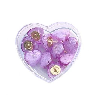 1 kast Armsad litrid Südamekujulised lamedad pildiküüned I-kujulised küüned Kunstlikud korgiviltplaadist pressküüned Dekoratiivsed pöidlad