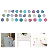 30 бр. Блестящи игли с кристали (смесени цветове) 30 бр. Аксесоари за бюро за жени Многофункционални блестящи игли за натискане