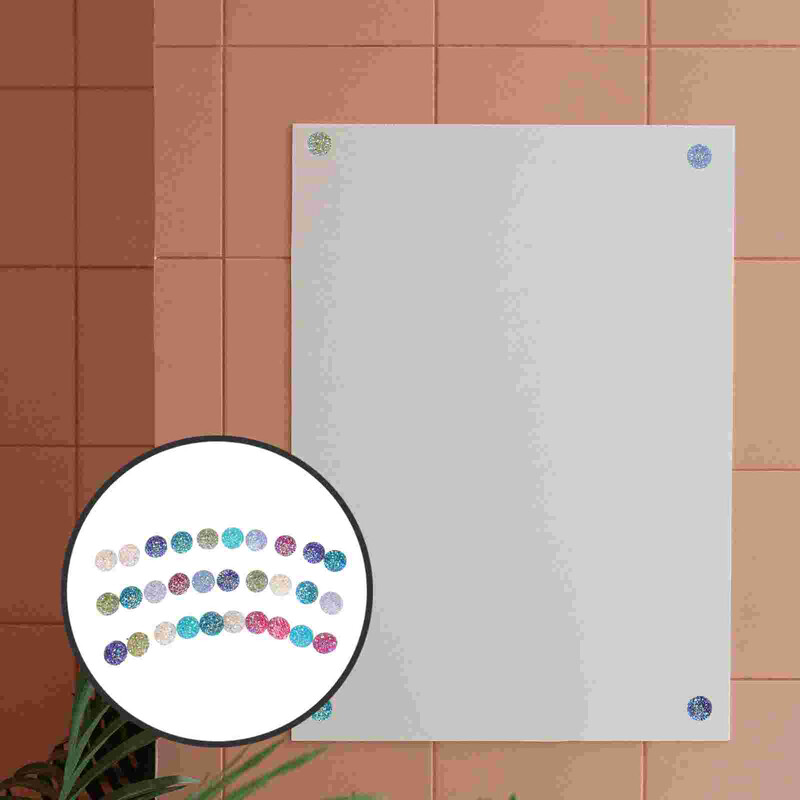 30 бр. Блестящи игли с кристали (смесени цветове) 30 бр. Аксесоари за бюро за жени Многофункционални блестящи игли за натискане