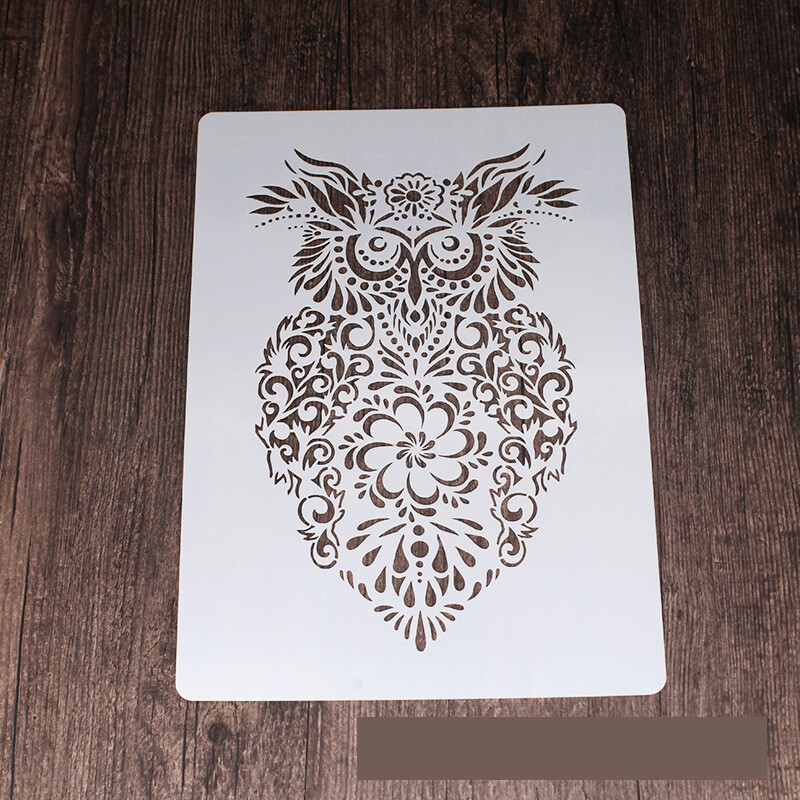 Model de pictură cu animale abstracte de modă Artă murală Decorație șablon scobit Producător cu ridicata