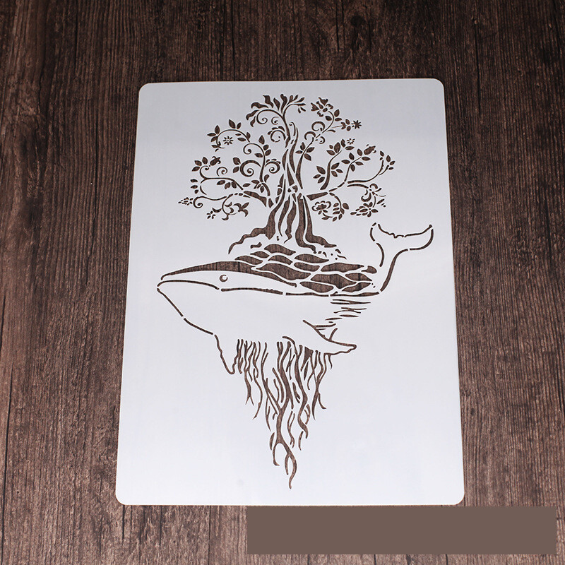 Model de pictură cu animale abstracte de modă Artă murală Decorație șablon scobit Producător cu ridicata