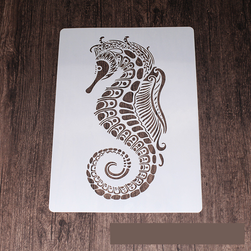 Model de pictură cu animale abstracte de modă Artă murală Decorație șablon scobit Producător cu ridicata