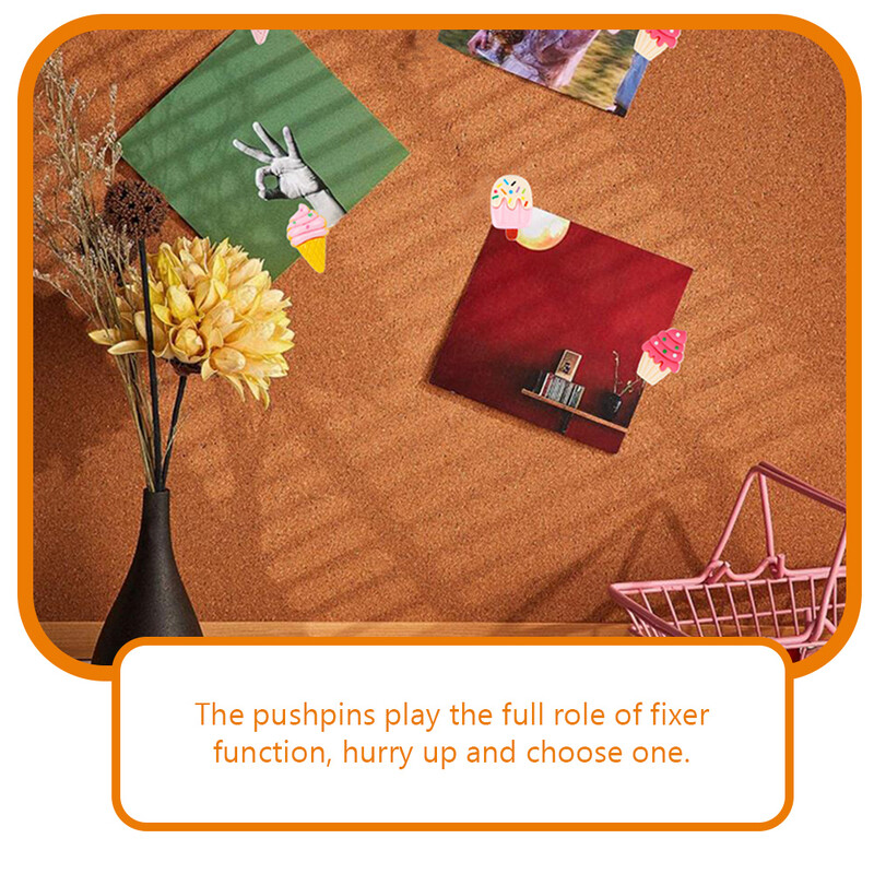 15 vnt Ledų smeigtukai Kamštinė lenta Kasdienis naudojimas Stumdomos formos nykščio segtukai Žemėlapio priedai Nuotraukų segtukai Kompaktiškos dervos plastikinės kelionės