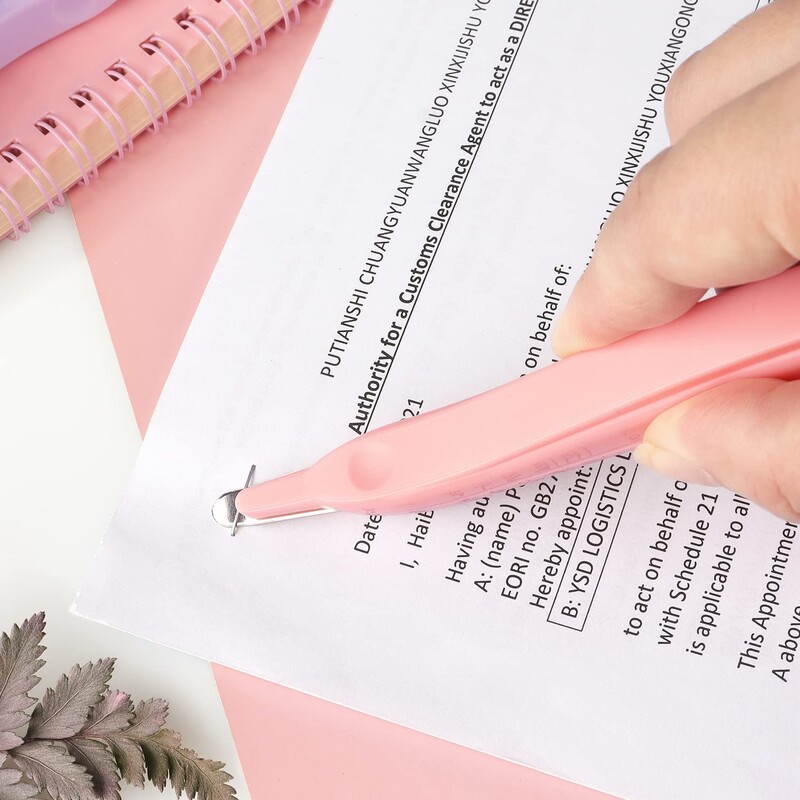 1 vnt plokščias segtukų nuėmiklis Push Style nešiojamas magnetinių kabių nuėmimo įrankis, skirtas biuro mokyklinėms raštinės reikmenims A6687