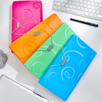 Α6 Organ Bag Expanding File File Candy Colors Document folders Students School Supplies Organizer Σχολικό Βιβλίο γραφείου