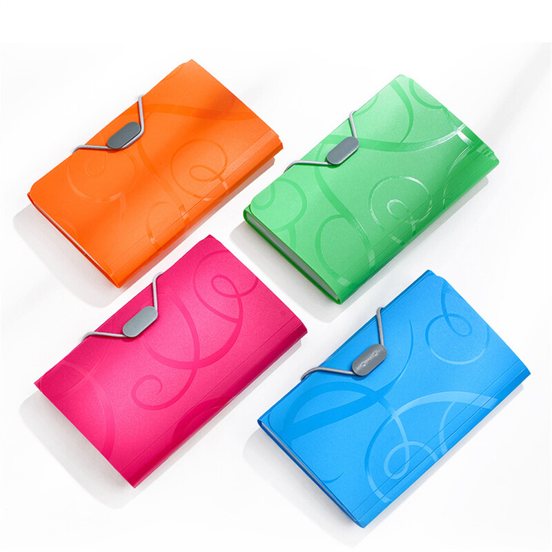 A6 vargonų maišelis, plečiantis failų aplankas saldainių spalvos dokumentų aplankai mokiniai mokykliniai reikmenys organizatorius mokyklos biuro segtuvas