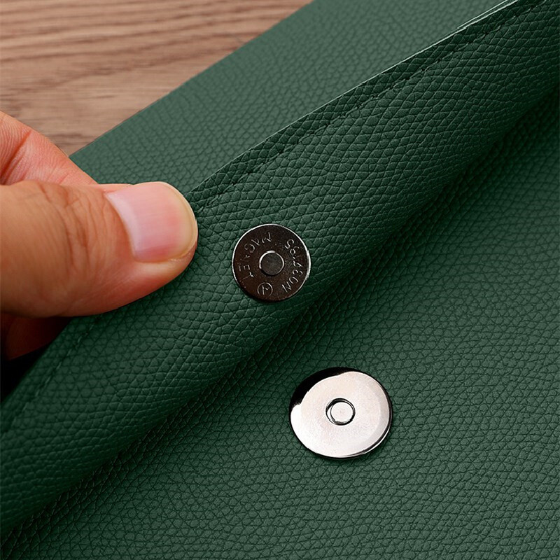 1 buc A4 Dosar din piele PU Pachet de date Geanta organizatoare de documente Geanta retro de depozitare a documentelor de afaceri Rechizite de birou pentru scoala