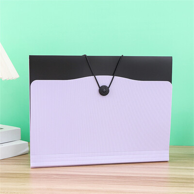 Многофункционална чанта за акордеон Чанта за документи A4 Разширяема папка с файлове Тестова чанта за съхранение на хартия Папка за съхранение на информационна книга