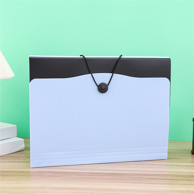 Многофункционална чанта за акордеон Чанта за документи A4 Разширяема папка с файлове Тестова чанта за съхранение на хартия Папка за съхранение на информационна книга