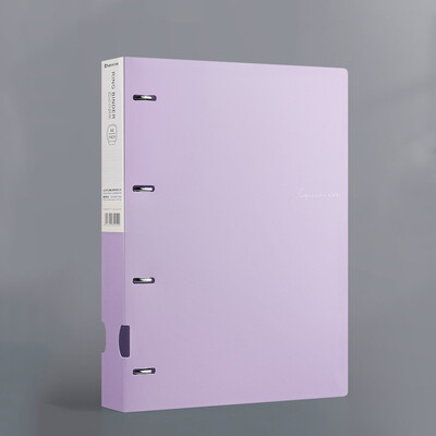 A4 Binder D-Type Punch Папка Офис Пръстен за съхранение на файлове Водоустойчива тестова хартия Папка за съхранение на данни Папка за подвързване с 4 дупки Учебни принадлежности