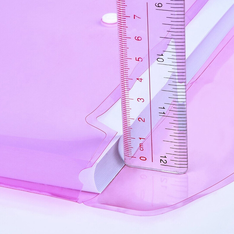 Plic din plastic pentru dosar A5, plic pentru documente, dosar rezistent la apă, cu închidere rapidă, hârtie de test școlar, ambalaj, consumabile de birou