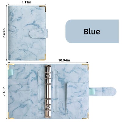 Legături A6, Legătură pentru buget, Legare cu 6 inele, Legare pentru caiet, Legare pentru planificator cu închidere cu cataramă magnetică