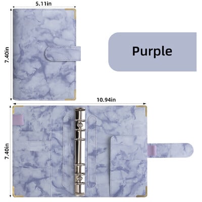 Legături A6, Legătură pentru buget, Legare cu 6 inele, Legare pentru caiet, Legare pentru planificator cu închidere cu cataramă magnetică
