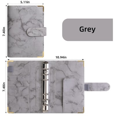 Legături A6, Legătură pentru buget, Legare cu 6 inele, Legare pentru caiet, Legare pentru planificator cu închidere cu cataramă magnetică