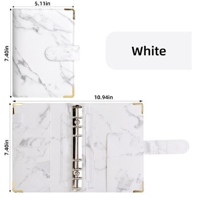 Legături A6, Legătură pentru buget, Legare cu 6 inele, Legare pentru caiet, Legare pentru planificator cu închidere cu cataramă magnetică