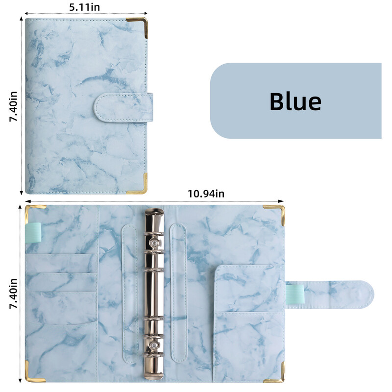 Legături A6, Legătură pentru buget, Legare cu 6 inele, Legare pentru caiet, Legare pentru planificator cu închidere cu cataramă magnetică