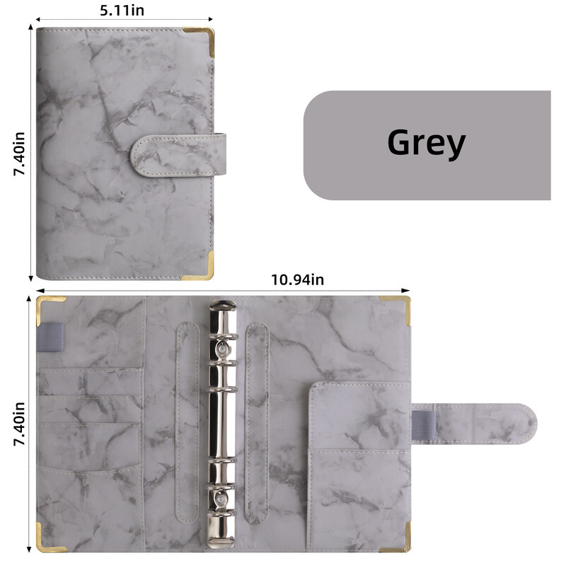 Legături A6, Legătură pentru buget, Legare cu 6 inele, Legare pentru caiet, Legare pentru planificator cu închidere cu cataramă magnetică