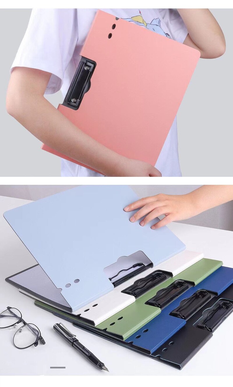 A4 mapa Višenamjenski organizator, jaka stezaljka za umetanje od tvrde ljuske, podloga za pisanje, završna mapa za školski ured