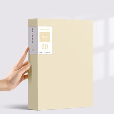 A4 Папка с файлове Дисплей Книга 30/40/60 листа Прозрачна вложка Хартиен органайзер за документи Чанта Офис Училищни пособия Канцеларски материали